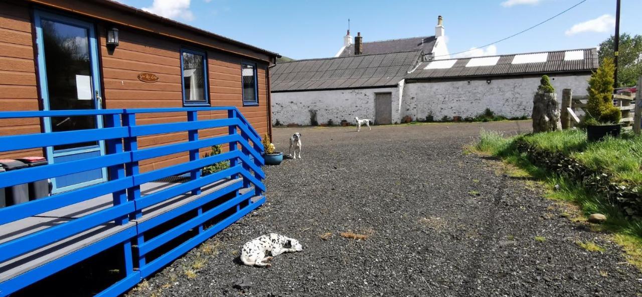 Glen Roe - 3 Bed Lodge On Friendly Farm Stay With Private Hot Tub New Cumnock Exterior photo